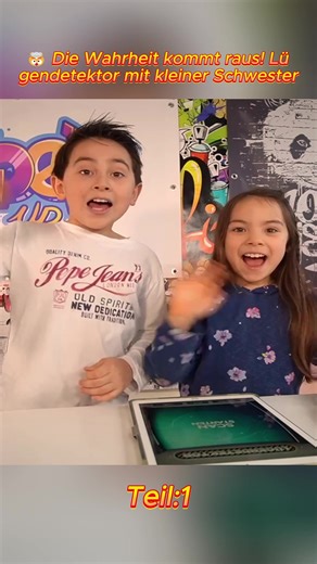 🤯 Die Wahrheit kommt raus! Lügendetektor mit kleiner Schwester#Teil1