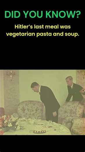 The Last Meal of the Führer #Hitler #History #WWII