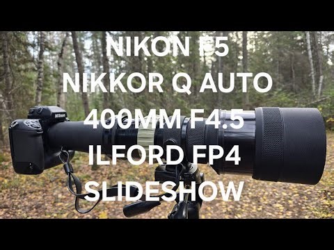 Film Photography Nikon F5 flagship and the First 400mm F4.5 telephoto lens by Nikkor