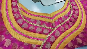 15K views · 2.8K reactions | Lets learn how to stitch a very simple back neck design of a blouse. You all can try stitching the back blouse design by watching this video simultaneously. This is a very easy and simple design of a back blouse. Absolute beginners can try stitching this blouse. Hope you all liked this video of how to stitch a back blouse design. Do follow Blouse Designing for more such awesome videos on back blouse design. | Blouse Designing | Facebook