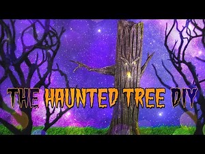 DIY - How to Make: Haunted HalloweenTree with Real Working Lights
