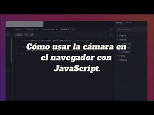 Cómo usar la cámara en el navegador con JavaScript (getUserMedia)