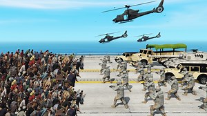 1.5K views · 37 reactions | The ARMY vs ZOMBIE Outbreak in GTA 5! | Nought Gaming | Facebook