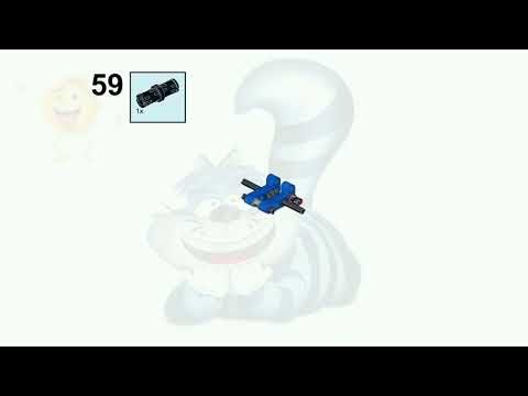 robot dog lego assembly with 3d image