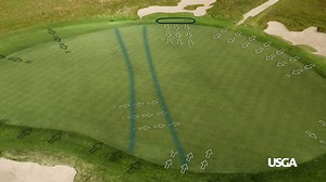 3.5K views · 46 reactions | One of the widest greens on the golf course, the putting surface of the fifth green pitches from back to front, making it highly receptive to approach shots. #USOpen | U.S. Open Championship | Facebook