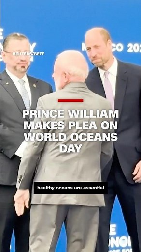 Listen to Sir David Attenborough, says Prince William in plea on World Oceans Day