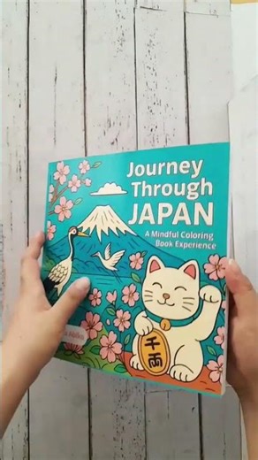 Japanese Coloring Book Flip Through