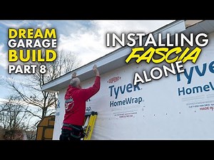 Dream Garage Build Part 8: Installing Garage Door Trim & Aluminum Fascia