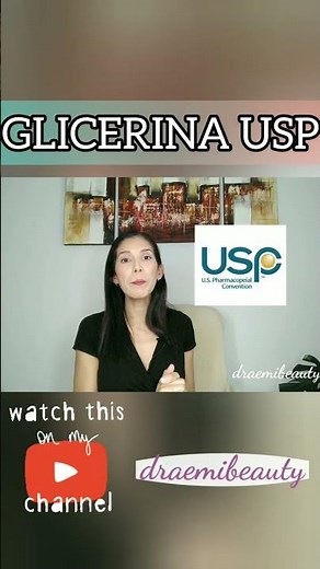 ¿Qué es Glicerina USP?💧 | DraEmiBeauty❤️