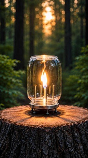 How to make a DIY Survival Stove/Lamp 2 In 1#survivalskills #camping #outdoors