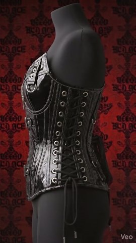 Black Patent PVC Corset, Gothic Buckle Bustier, Zipper Overbust Clubwear - Etsy UK