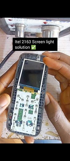 7.6K views · 253 reactions | Screen light repair solution on itel 2163 ✅ #viralvideoシ #fyp #phonerepair | Wisdom Tech | Facebook
