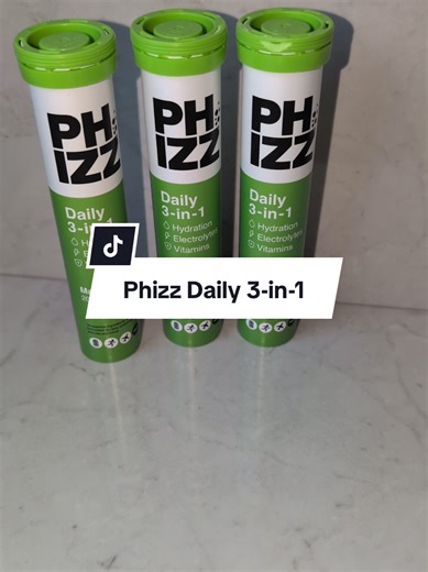 Hydration and Electrolytes: Phizz Daily 3-in-1 Tablets