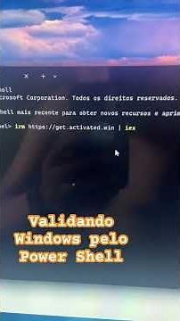 Validando Windows e Office pelo PowerShell