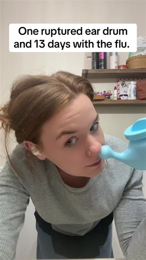 Surviving the flu of 2026 🦠 | ear drum burst