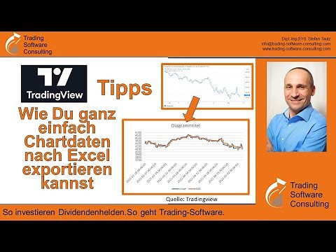 Wie Du Chartdaten aus Tradingview ganz einfach nach Excel exportieren kannst