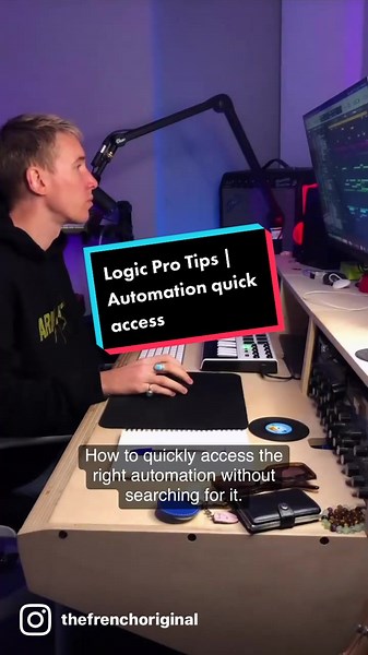 💥Logic Pro Tips💥 🔌 Quick access to the right automation in one click ! Wish I was told this when I started - time saver!!!! #logicprox #logicprotips #productiontips #musicproducer #musicnerd #studio #musician #automation #producertips #tuto #inthestudio #musiclab