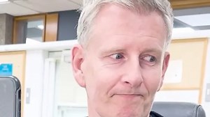 Patrick Kielty in tears just before going on air at wife Cat Deeley's surprise