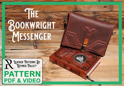 The Bookwright Messenger - Digital Pattern, Printable PDF - Etsy