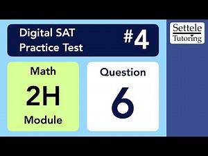 Digital SAT 4, Math Module 2H, Question 6 (xy-plane)