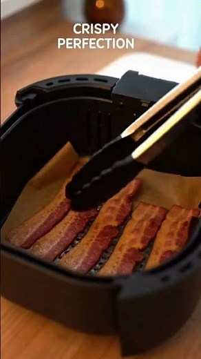 Perfectly Crispy Bacon in the Air Fryer Every Time 😍🔥
