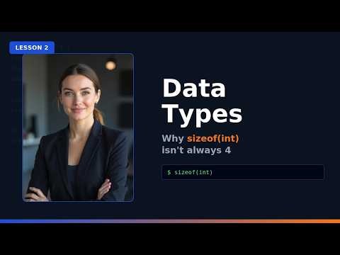 C Programming Lesson 2: Variables, Data Types & printf Formatting