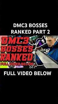 Devil May Cry 3 Bosses Ranked Part2 #devilmaycry #dmc #dmc3
