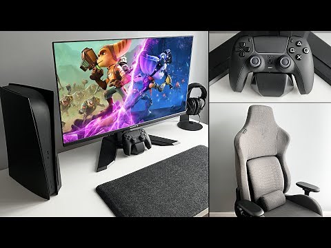 My NEW Gaming Desk Setup | Next Gen Consoles / Productivity Workspace