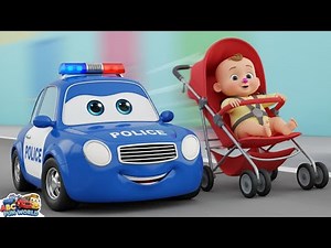 The Great Stroller Rescue Race | Funny Cars for Kids 🚗🎨