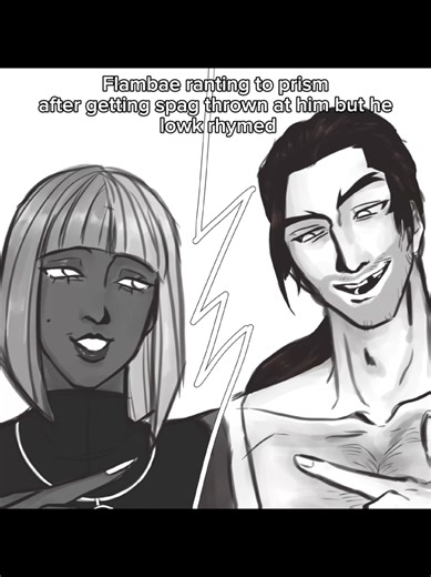 #DISPATCH | prism is in the salon guys and she took off her glasses totally not bc i forgot to draw them... | #flambae #prism #fyp #xybca