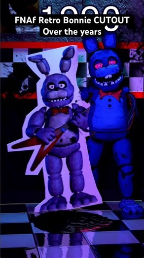 FNAF 1 Retro BONNIE CUTOUT Over The Years #fnaf