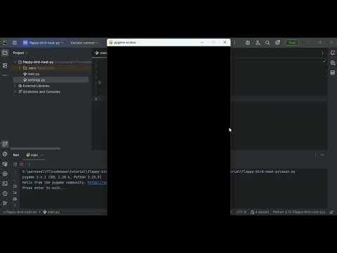 1. A.I. Learns to play Flappy Bird | Environment Setup | Python pygame tutorial #ai #pygame