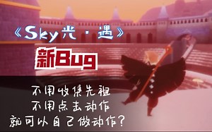 《Sky光遇》又双叒叕出新bug了？人物可以自己做动作了（不用收集先祖也不用点击动作的那种）