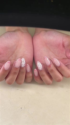 Winter nails ❄️ #صالون #fyppppppppppppppppppppppp #nails #ترند #explore