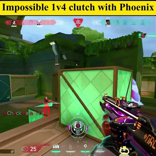 Phoenix 1v4 clutch - Impossible moment || #valorant