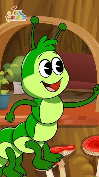 ¡El Gusano Ciempiés! 🐛 | Canción Infantil Divertida para Niños #Shorts