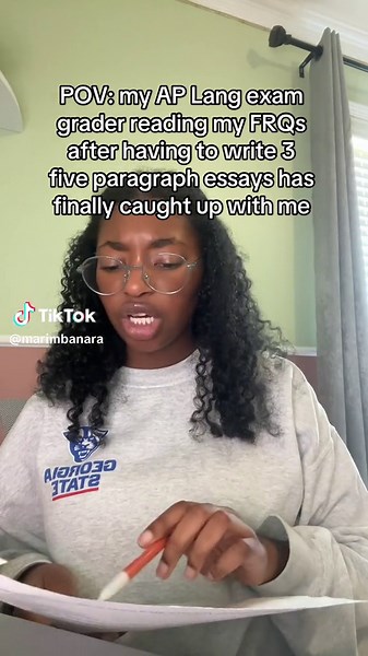 POV: My AP Lang Exam Grader Reading My FRQs | AP Language and Composition