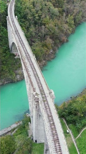 Soca River in Italy 🌿 Relaxing Nature Sounds & Crystal Clear Water #italy #relax #nature #water
