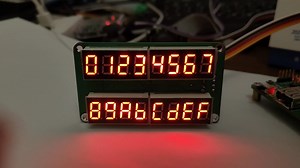 基于ch32v203驱动的TM1640之16位数码管驱动模块
