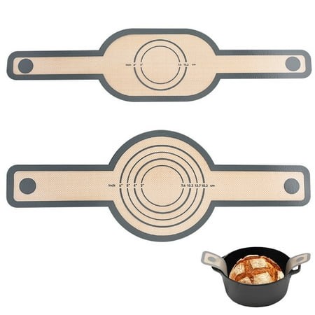 Reusable Silicone Baking Mat For Dutch Oven, Non-Stick Surface With Heat Resistance Up To 500°F, Perfect For Sourdough Bread, Cookies, And More In Your Home Kitchen (2Pcs) - Walmart.ca