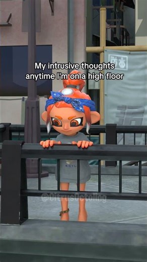 Intrusive Thoughts #shorts #splatoon #splatoon3 #splatoonanimation