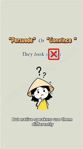 🤔 What's the difference between Persuade and Convince? #english #englishtips #englishteaching