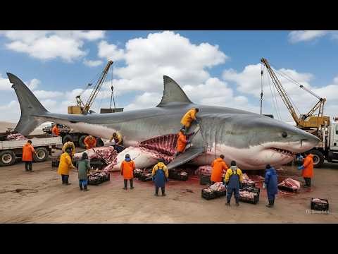 Inside Commercial Shark Longline Fishing | Deep-Sea Fishing Documentary