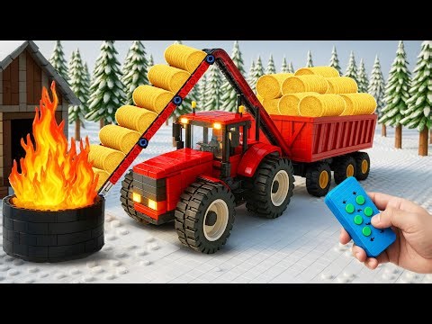 Building an Automated LEGO Hay Storage and Transport System!