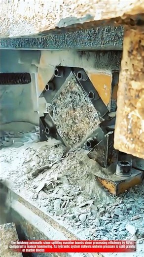 Automatic Innovation Ruisheng Stone Splitting Machine for Cube Cutting | Easy Job Solution