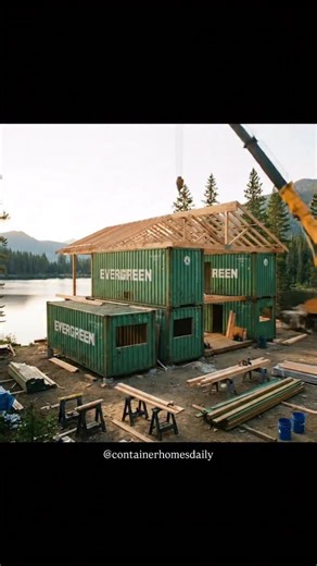 CONTAINER HOME DESIGNS on Instagram: "Just for a concept, isn’t this great?😍 We’ve been getting so many requests for this container design/plans — and it’s clear why. It blends modern living with that timeless container-home character everyone loves. 🏡✨ If you’re exploring container homes, our starter plans are a perfect first step. Here- www.modularplans.shop"