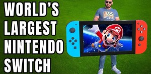 これでもプレイ可能。世界最大の｢Nintendo Switch｣を作った猛者現る