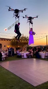 346K views · 640 reactions | Bride and Groom make shocking entrance to their wedding reception! *This video is created using AI for your entertainment. Directed by Cup of Joe Films #wedding #reception #drone #brideandgroom | Cup of Joe Films | Facebook