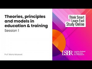 Theories, principles and models in education and training