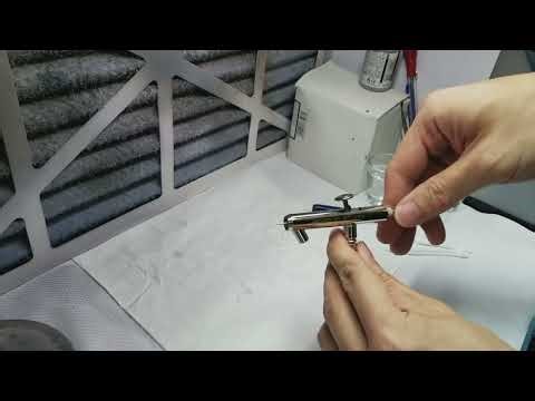 Airbrush Cleaning for Badger 150 | How to clean a bottom feed airbrush ?